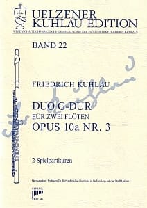 Syrinx Nr. 146
Friedrich Kuhlau
Duo G-Dur op.10a,3
2 Flöten 