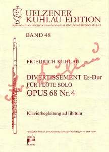 Syrinx Nr. 190
Friedrich Kuhlau
Divertissement Es-Dur Op.68,4
