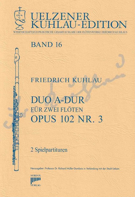Syrinx Nr. 139 Friedrich Kuhlau Duo A-Dur op. 102,3