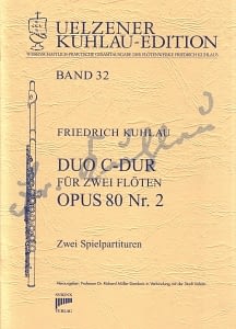 Syrinx Nr. 164
Friedrich Kuhlau
Duo C-Dur op.80,2
2 Flöten 