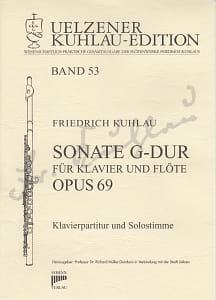 Syrinx Nr. 198
Friedrich Kuhlau
Sonate G-Dur op. 69
für Klavier und Flöte

