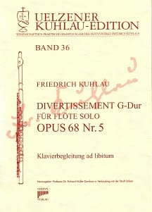 Syrinx Nr. 176
Friedrich Kuhlau
Divertissement G-Dur Op.68,5