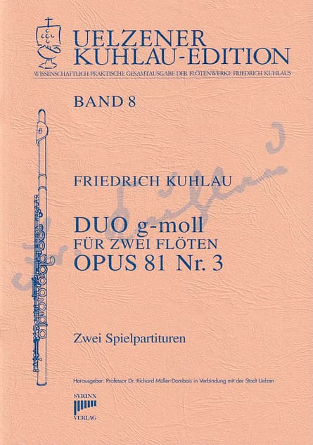 Syrinx Nr. 116 Friedrich Kuhlau Duo g-moll op. 81,3