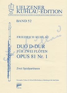 Syrinx Nr. 197
Friedrich Kuhlau
Duo D-Dur op.81,1
2 Flöten