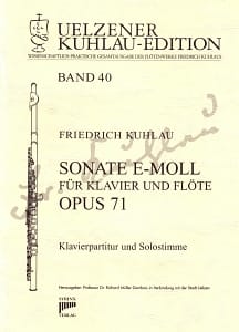 Syrinx Nr. 181
Kuhlau
Sonate e-moll für Klavier und Flöte op. 71