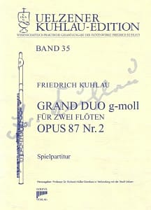 Syrinx Nr. 172
Friedrich Kuhlau
Duo g-moll op.87,2
2 Flöten