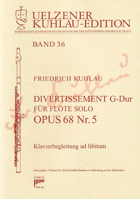 Syrinx Nr. 176 / Divertissement G-Dur op. 68 Nr. 5