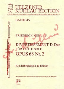Syrinx Nr. 187
Friedrich Kuhlau
Divertissement D-Dur Op.68,2

