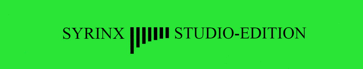 Syrinx-Studio-Edition 2 Flöten 2 Flutes