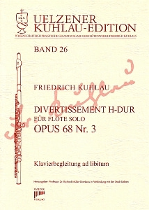 Syrinx Nr. 151
Friedrich Kuhlau
Divertissement H-Dur Op.68,3

