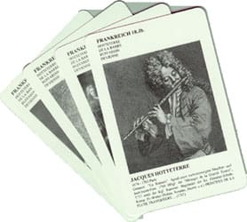 Syrinx Nr. 49b
Richard Müller-Dombois
Card game
Syrinx-Pack of cards "Famous Flutists" (english)