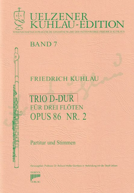 Syrinx Nr. 115 Trio D-Dur op. 86 Nr. 2 Kuhlau