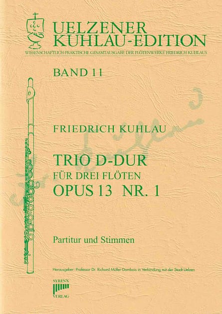 Friedrich Kuhlau Trio D-Dur op. 13 Nr. 1