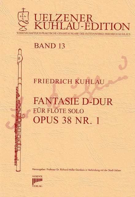 Syrinx Nr. 129 Friedrich Kuhlau Fantasie D-Dur opus 38 Nr. 1