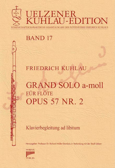 Syrinx Nr. 140 Friedrich Kuhlau Grand Solo a-moll Op. 57 Nr. 2