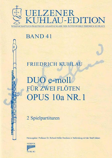 Syrinx Nr. 182 / Duo e-moll für zwei Flöten op. 10a Nr. 1