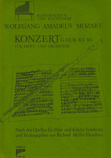 Syrinx Nr. 22 / W.A. Mozart Konzert G-Dur KV 313 (Flöte/Klavier)