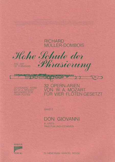 Syrinx Nr. 17 / Hohe Schule der Phrasierung Band II
Don Giovanni (4Flöten)