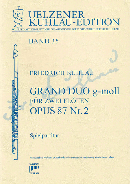 Syrinx Nr. 172 / Grand Duo g-moll für zwei Flöten op. 87 Nr. 2