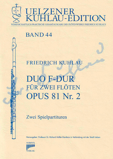 Syrinx Nr. 186 / Duo F-Dur für 2 Flöten op. 81 Nr. 2