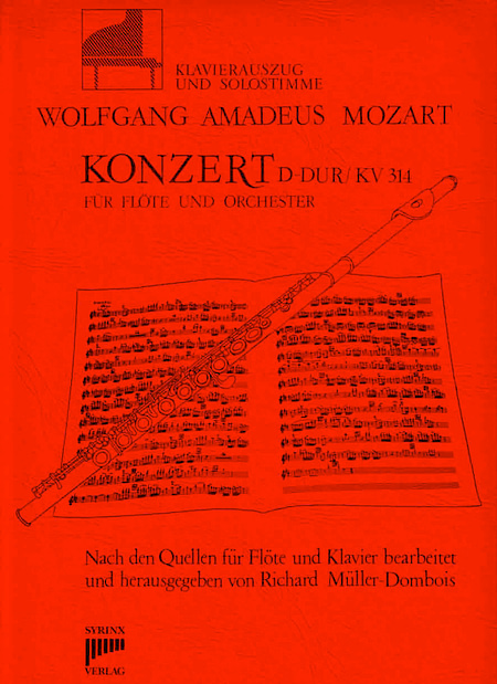 Syrinx Nr. 23 / W.A. Mozart Konzert G-Dur KV 314 
(Flöte/Klavier)