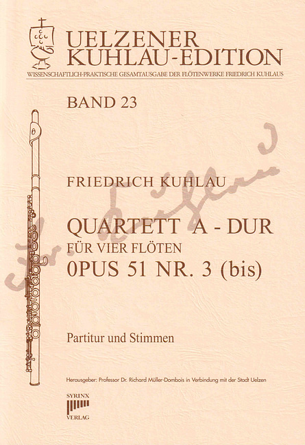 Syrinx Nr. 147 / Quartett A-Dur op. 51 Nr. 3 (bis)