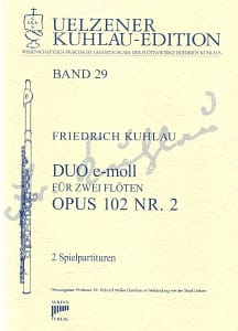 Syrinx Nr. 155
Friedrich Kuhlau
Duo e-moll op.102,2
2 Flöten
