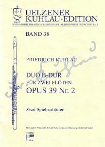 Syrinx Nr. 178
Friedrich Kuhlau
Duo B-Dur op.39,2
2 Flöten 