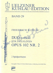 Syrinx Nr. 155
Friedrich Kuhlau
Duo e-moll op.102,2
2 Flöten