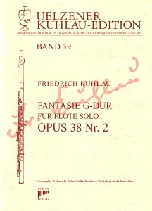 Syrinx Nr. 179
Friedrich Kuhlau
Fantasie G-Dur Op.38,2