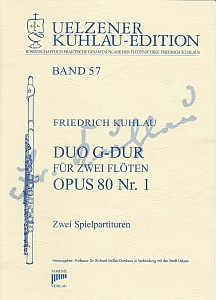 Syrinx Nr. 202
Friedrich Kuhlau
Duo G-Dur op.80,1
2 Flöten