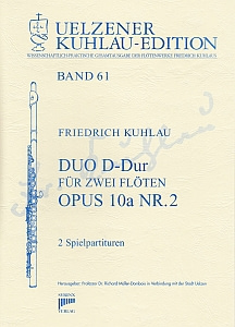 Syrinx Nr. 207
Friedrich Kuhlau
Duo D-Dur op.10a,2
2 Flöten 