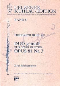 Syrinx Nr. 116
Friedrich Kuhlau
Duo g-moll op.81,3
2 Flöten