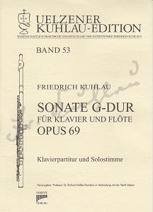 Syrinx Nr. 198
Friedrich Kuhlau
Sonate G-Dur op. 69
für Klavier und Flöte
